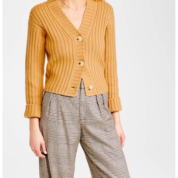 ✨ Vince Wool-Cashmere Ribbed Cardigan ✨
Size: S
Color: Camel - Picture 6 of 12